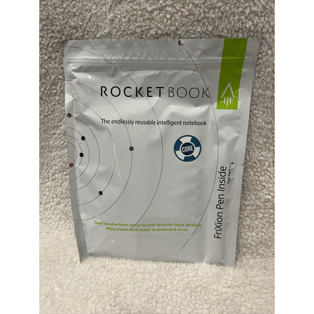 Rocketbook Core Reusable Smart Notebook | Innovative -‎ Includes FriXion Pen